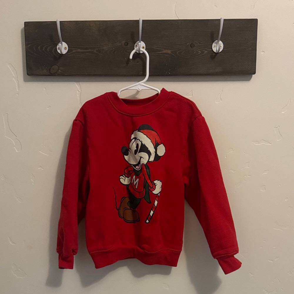 Disney Mickey Mouse Red Kids Hoodie